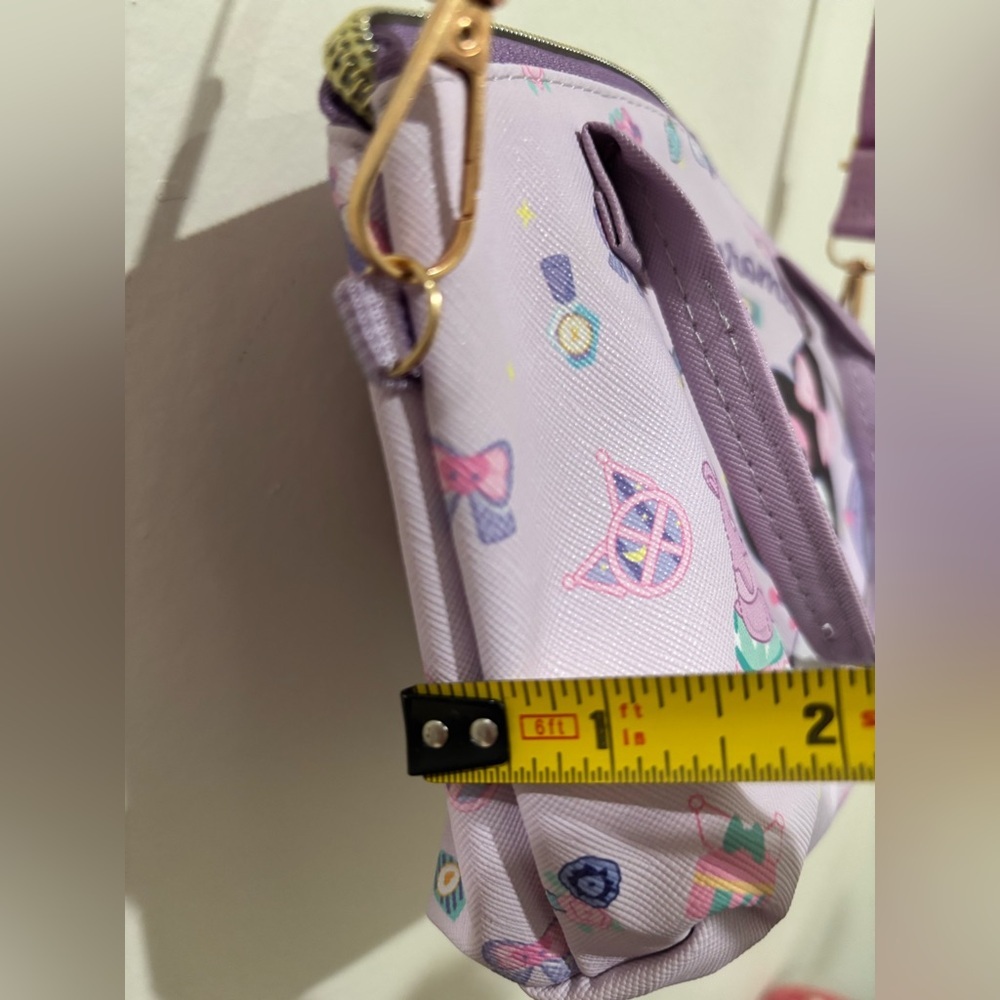 Kuromi Lavender Crossbody Bag - Women's Shoulder Purse - Picture 9 of 11